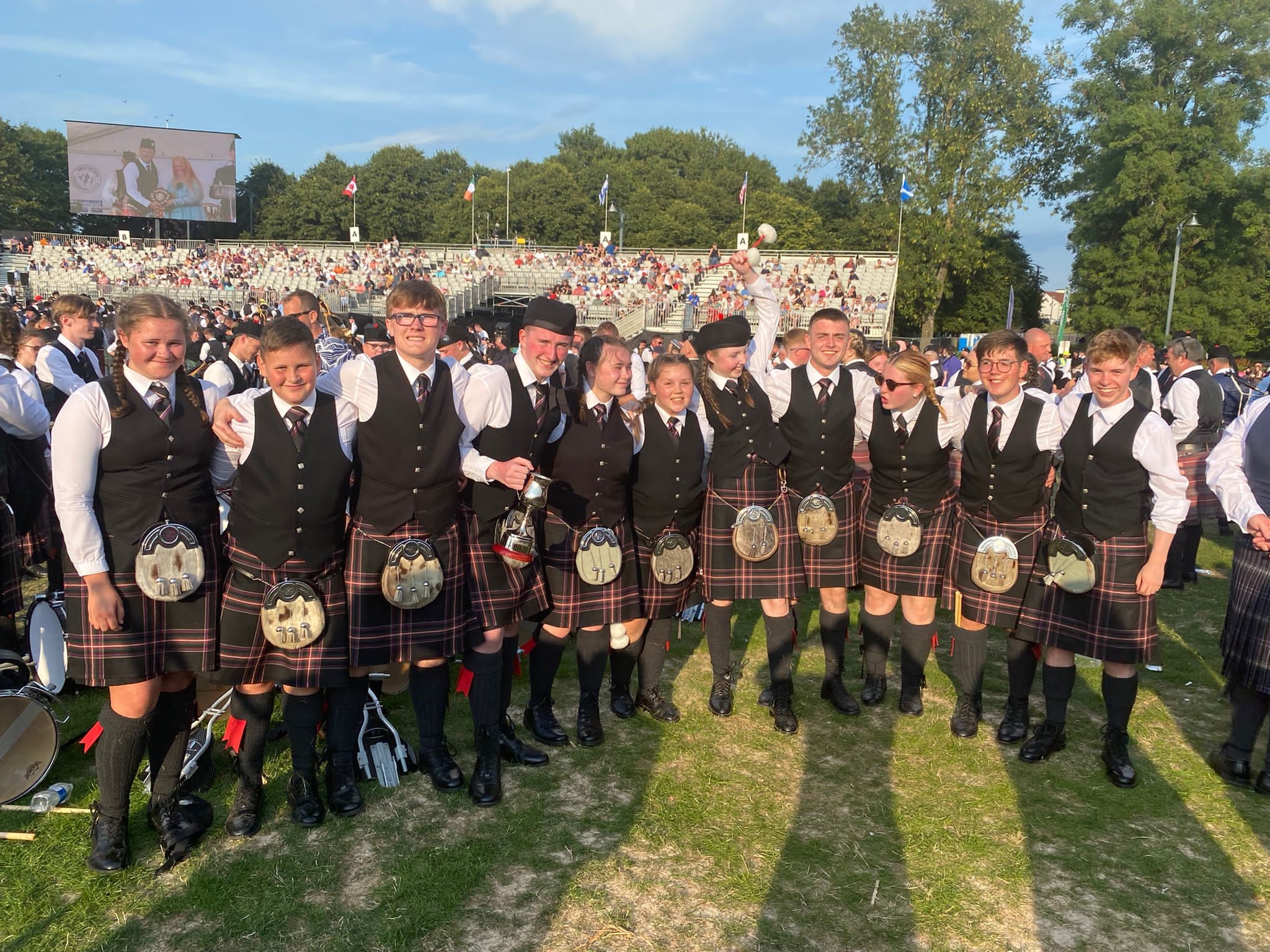 Pipe band glory for North Lanarkshire drummers North Lanarkshire Council